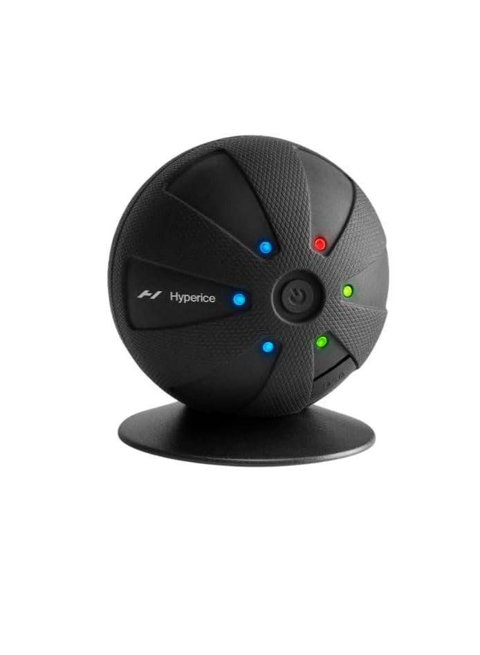 HYPERICE Hypersphere Go Mini Vibrating Massage Ball for Muscle Recovery, Myofascial Release and Pain Relief - Portable Fitness Massager Perfect, Black  - Image 1