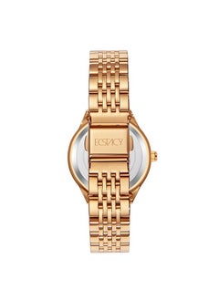 ECSTACY Ecstacy E23517-RBKS Women Analog Display Watch & Stainless Steel Strap Rose Gold  - Image 3