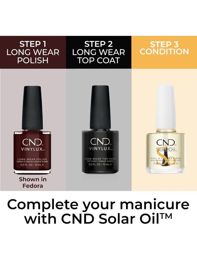 CND Vinylux Longwear Brown Nail Polish, Gel-like Shine & Chip Resistant Color, Arrowhead, 0.5 fl. oz - Image 5