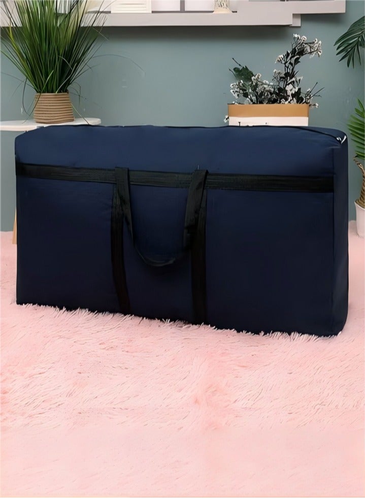 Extra Large Storage Bag for Moving - Heavy Duty Oxford Water-Resistant Storage Bag Organizer with Reinforced Handles & Zippers for Travelling/Camping - Image 1