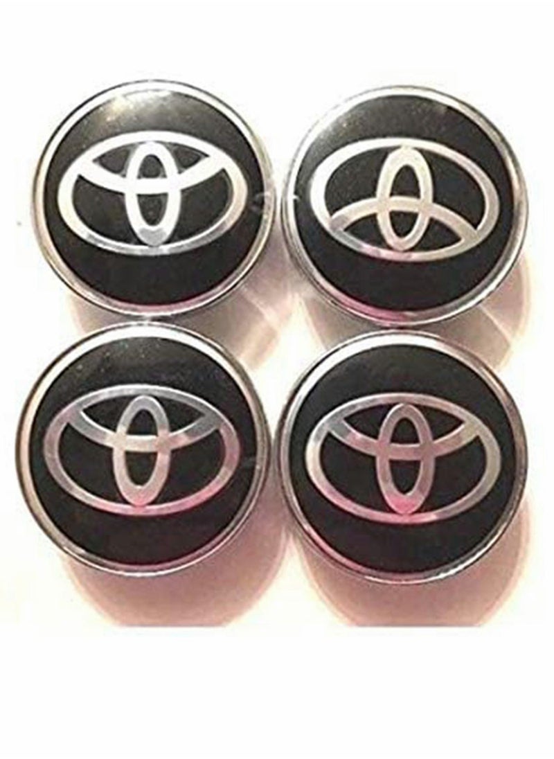 Generic Car Wheel Center Hub Caps for Toyota Parts Accessories Modified Cap Decorative Cover Kit  Black 62mm 4pcs  - Image 3