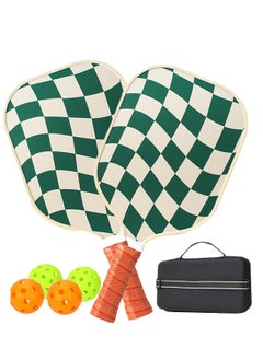 spa luxetique Pickleball Paddles Set of 2/4- USAPA Approved Graphite/Fiberglass Pickleball Racket, 2 Pickleball Rackets, 4 Balls and 1 Portable Carry Bag, Aesthetic Pickle Ball Set for Men Women Beginners  - Image 1