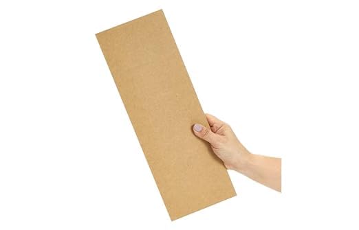 Generic Manas Impex Rectangle Premium MDF Pine Wood 50X75 MM MDF Boards for Art and Craft 2 mm Thickness Unfinished Square Wood Slices for Resin Art Mandala ArtPyrography Painting 5cm x 75 cm Pack Of 6  - Image 4