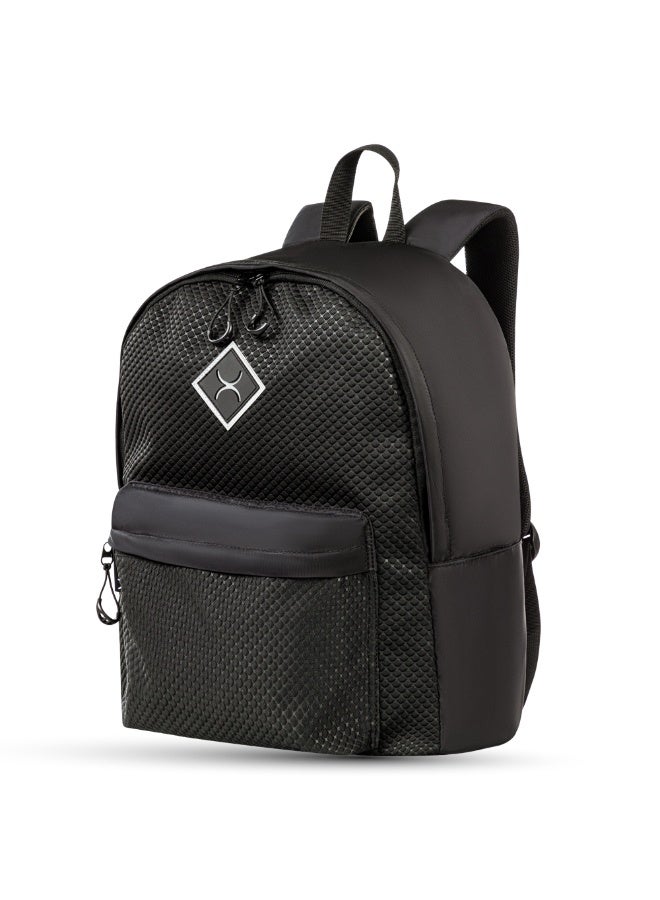 Hydrobrew 17" Backpack w/ Sip Switch Tritan Water Bottle 1000ml | Laptop Backpack w/ Bottle – Black - Image 5