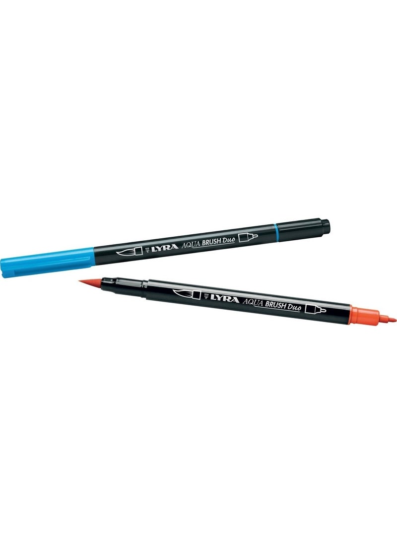 Lyra S Aqua Brush Double Tip Felt Tip Pen Green  - Image 1