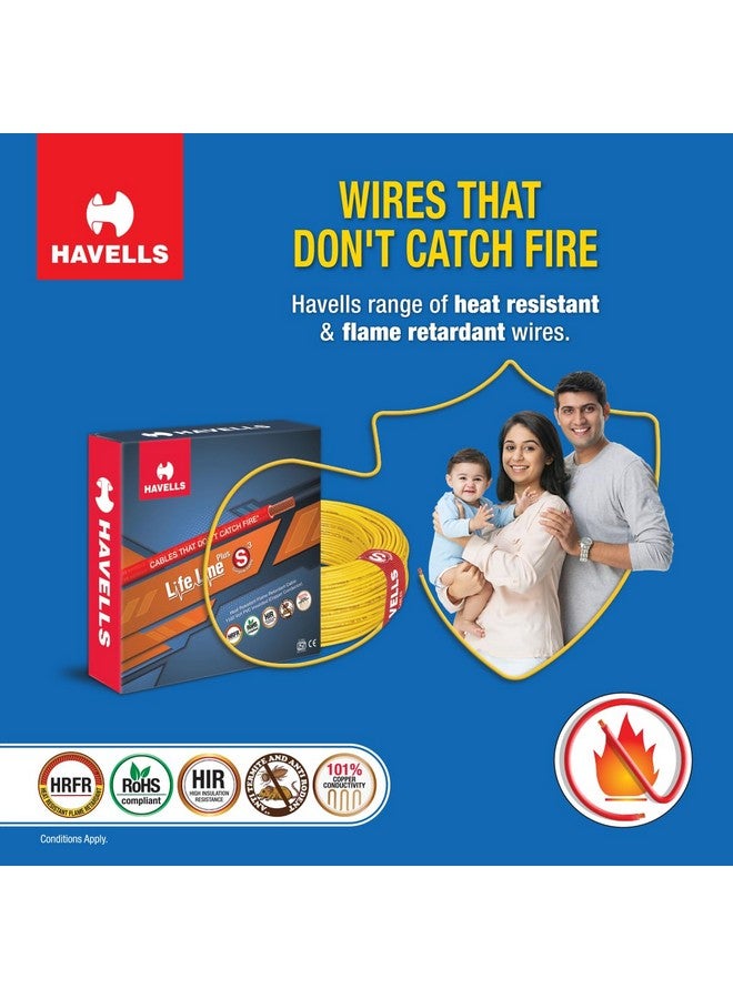 Havells Lifeline Cable WHFFDNA11X5 1.5 sq mm Wire (Red) - Image 2