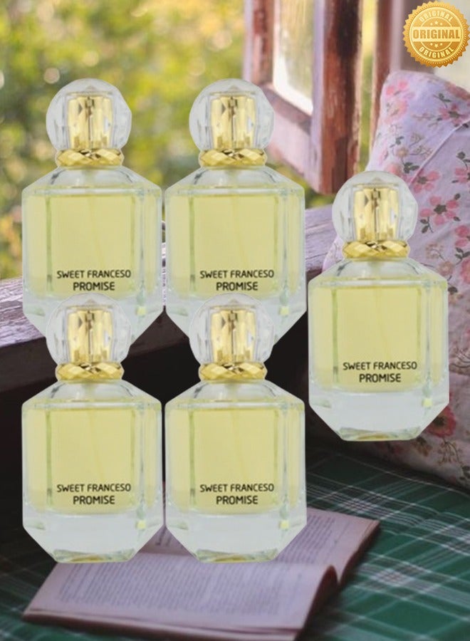 PROMISE 5 Pieces Sweet Franceso Promise Perfume Green 75ml EDP - Image 1
