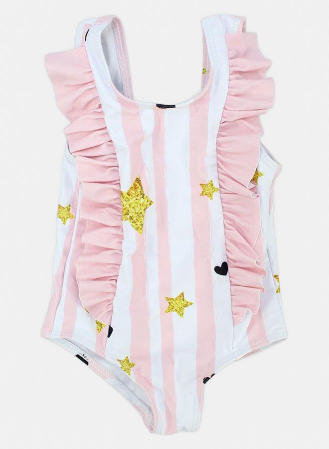 mini me Mini Me Sparkling Stars Swim Suit - Image 1