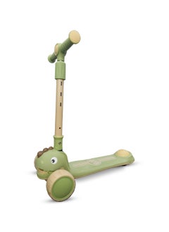 HOCC Snuggle Buggy Foldable Baby Scooter with Adjustable Height (3 Levels) - Green  - Image 1