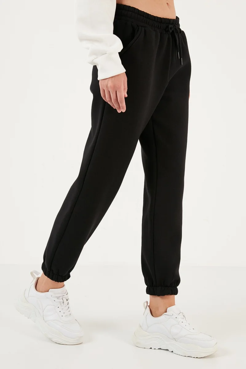 Lela Cotton Regular Fit Raised Jogger Sweatpants Women's Sweatpants 5864276K