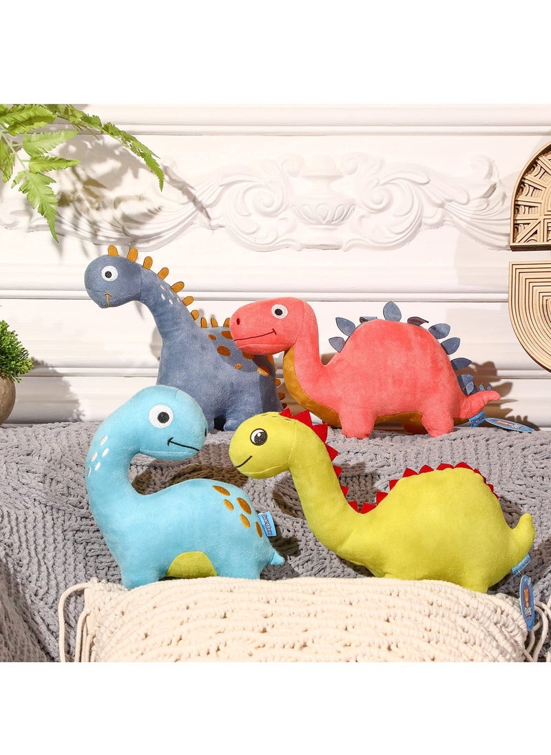 Excefore - Dinosaur Stuffed Animal, Small Dino Plush Toy and Egg Bag Set, Stuffed Dinosaur, Cute Stuffed Animals Plush Toys, Soft Dinosaur Stuff Animals for Birthday Dinosaur Themed Party Decorations - Image 1