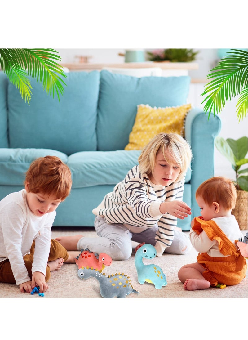 Excefore - Dinosaur Stuffed Animal, Small Dino Plush Toy and Egg Bag Set, Stuffed Dinosaur, Cute Stuffed Animals Plush Toys, Soft Dinosaur Stuff Animals for Birthday Dinosaur Themed Party Decorations - Image 1
