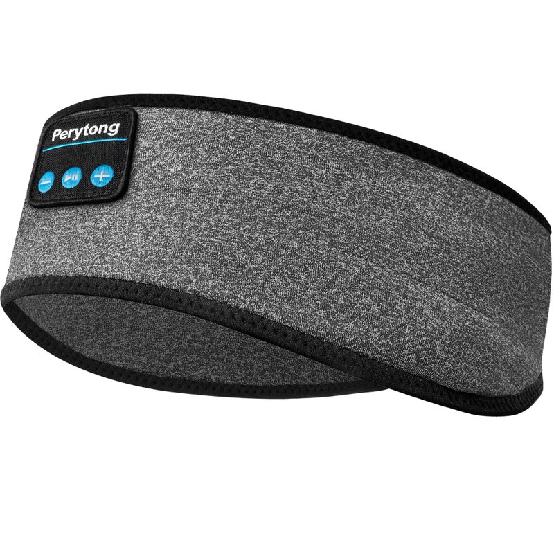 Perytong Bluetooth Sleep Headphones Headband with HD Speakers - Noise Cancelling, for Side Sleepers, Workout, Jogging, Yoga - Image 1