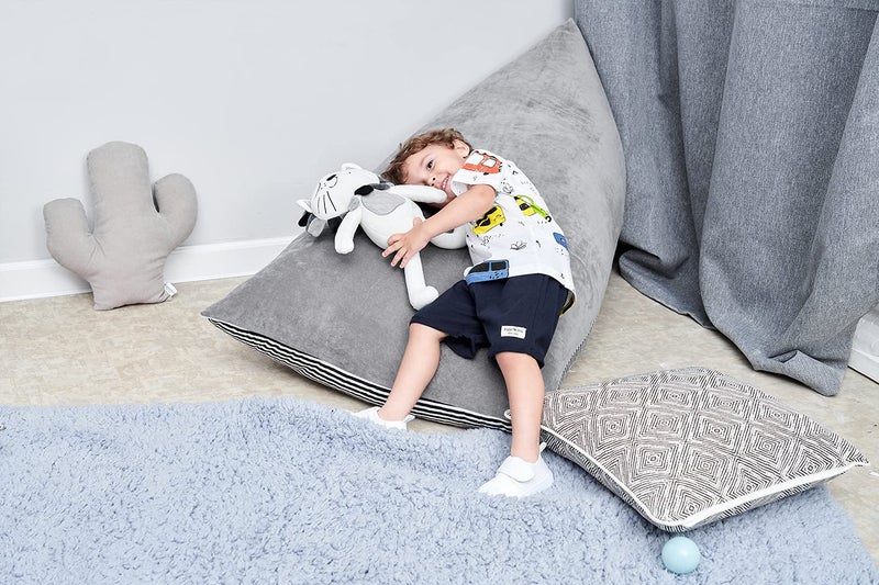 BINIDUCKLING Little Boy Clothing Set Toddler Kid Cute Car Print T-Shirt Navy Shorts Outfit 4T - Image 5