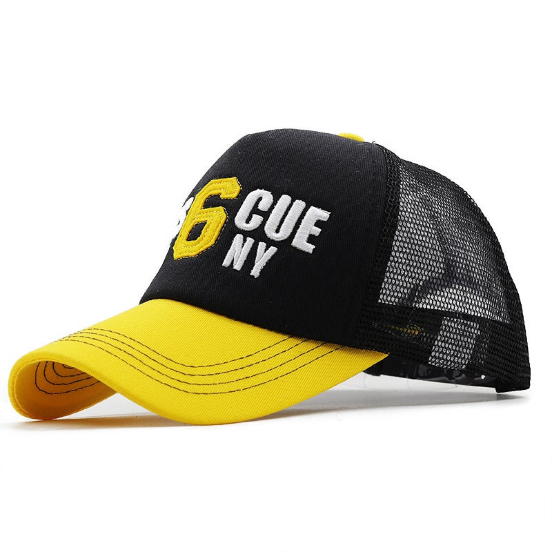 Baseball Cap Men RES CUE Embroidery NY 3D Mesh Curved Brim Hat - Image 4
