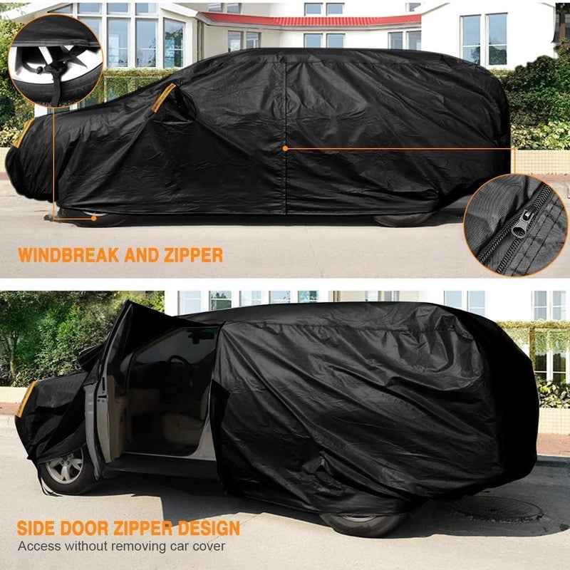 NEVERLAND SUV Car Cover All Weather Waterproof for Automobiles, Universal Fit for Acura MDX, Ford Explorer, Subaru Ascent, Kia Telluride, Hyundai Palisade, Porsche Cayenne, Audi Q7/Q8 - Image 5