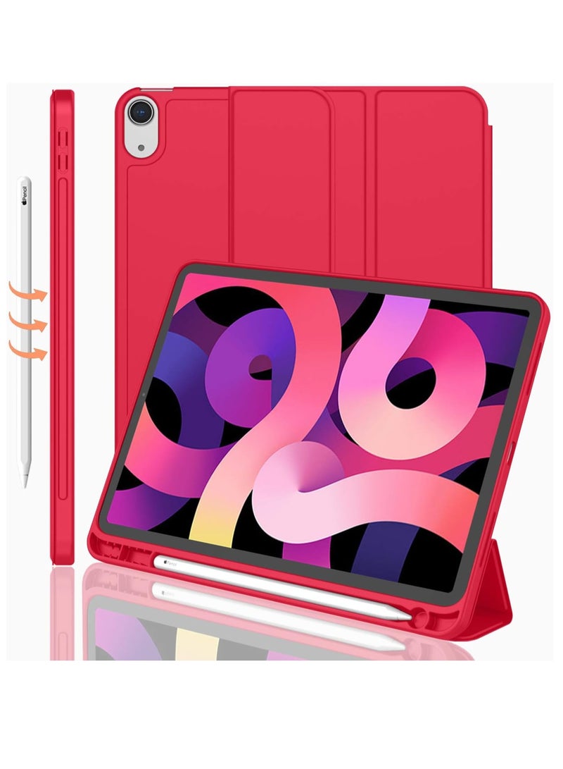 MIGOFAST Compatible with iPad 10th Generation Case 10.9 Inch 2022 with Pencil Holder, Slim Trifold Stand Protective Cover with Soft TPU Back for iPad Case 10th Generation, Auto Sleep Wake - Image 1