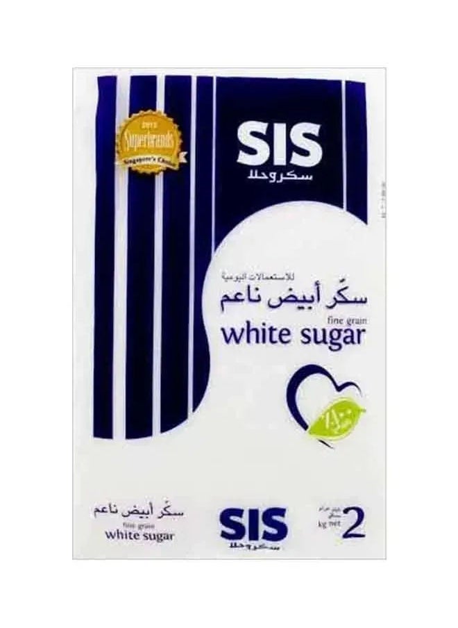 SIS Fine Grain White Sugar, 2KG 