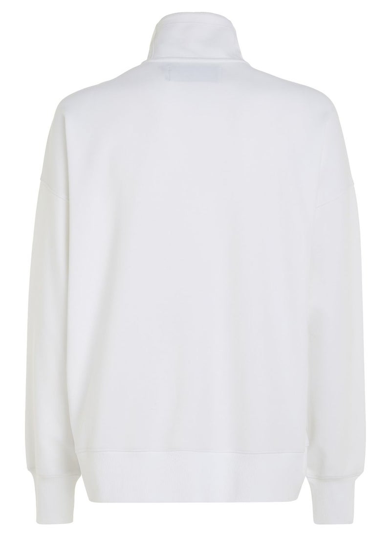Calvin Klein Jeans - Embossed Half Zip Sweater - Image 1