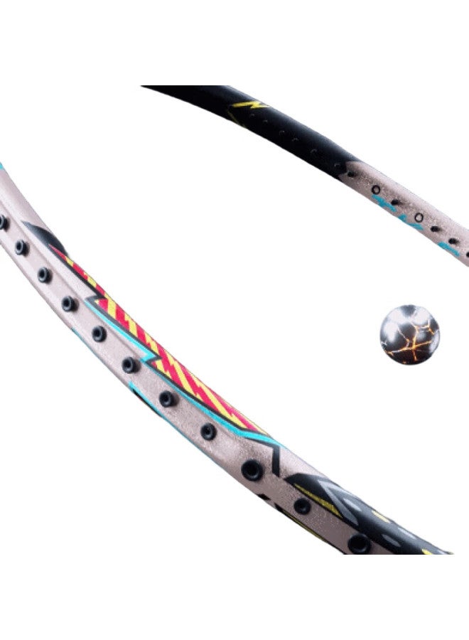 Victor Badminton Racket, Professional Full Carbon Offensive Racket, Tk-F Falcon Ultra /4U Slim Medium Shaft - Image 1