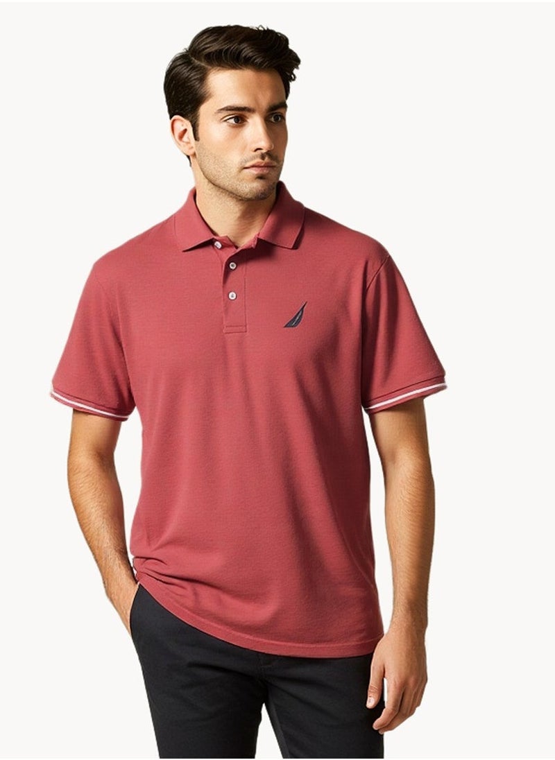 NAUTICA Basic Regular Fit Premium Cotton Logo Polo Shirt  - Image 1