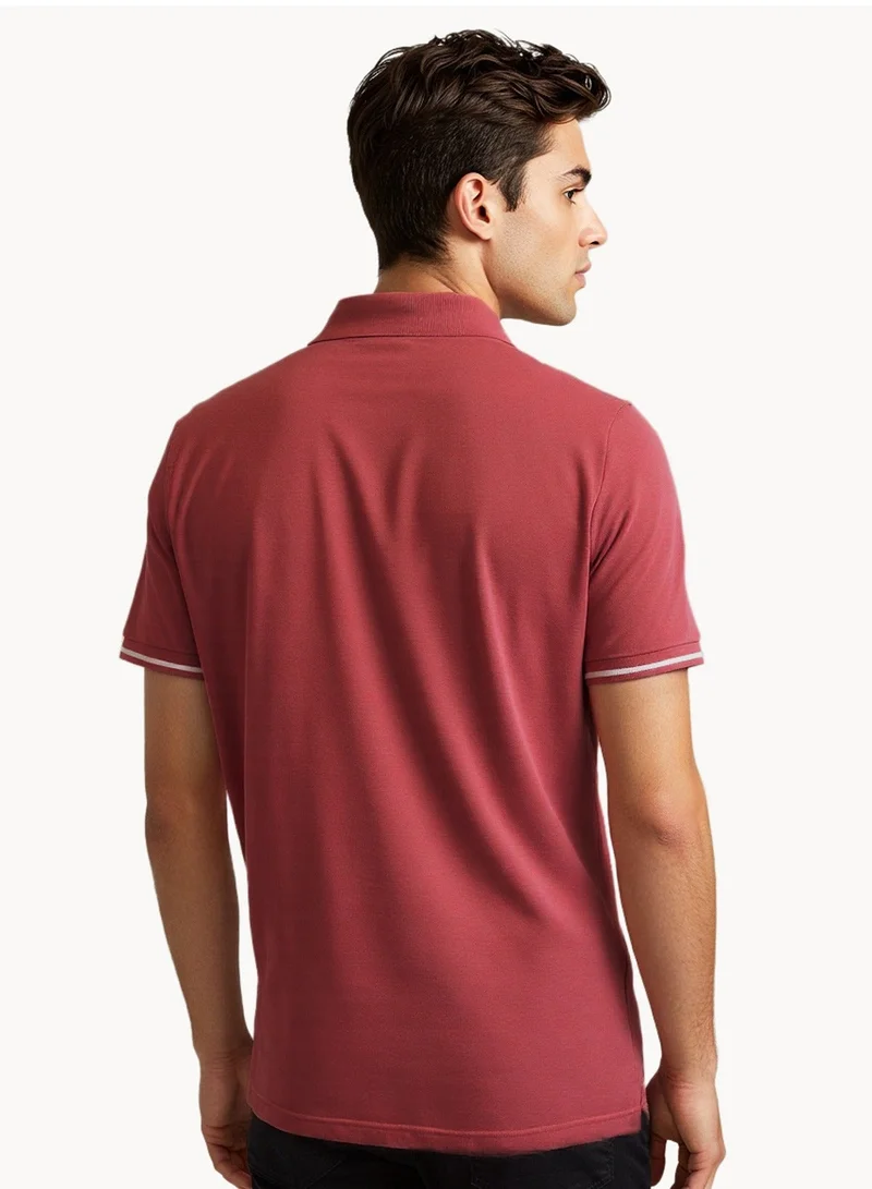 NAUTICA  Basic Regular Fit Premium Cotton Logo Polo Shirt for Men | Best Price UAE