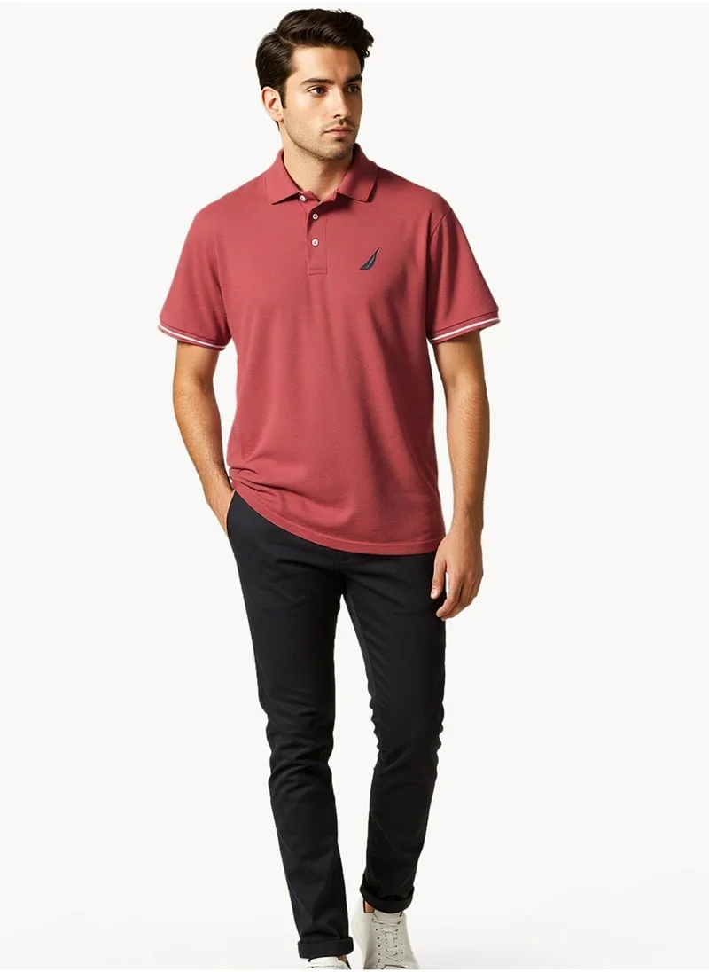 NAUTICA  Basic Regular Fit Premium Cotton Logo Polo Shirt for Men | Best Price UAE