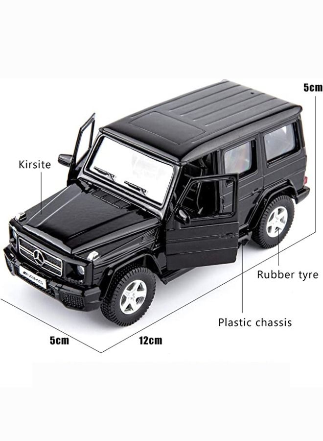 1/36 Scale Benz G63 AMG Casting Car Model, Zinc Alloy Toy Car for Kids, Pull Back Vehicles Toy Car for Toddlers Kids Boys Girls Gift (Black)  - Image 2
