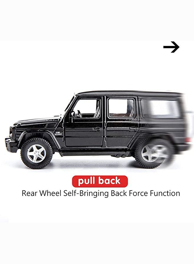 1/36 Scale Benz G63 AMG Casting Car Model, Zinc Alloy Toy Car for Kids, Pull Back Vehicles Toy Car for Toddlers Kids Boys Girls Gift (Black)  - Image 3