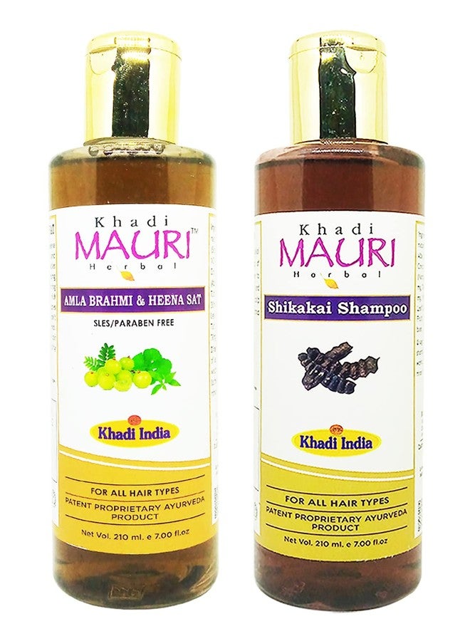 كادي شامبو خادي موري أملا براهمي بالحناء والشيكاكاي - عبوة من قطعتين (420 مل) - Image 2