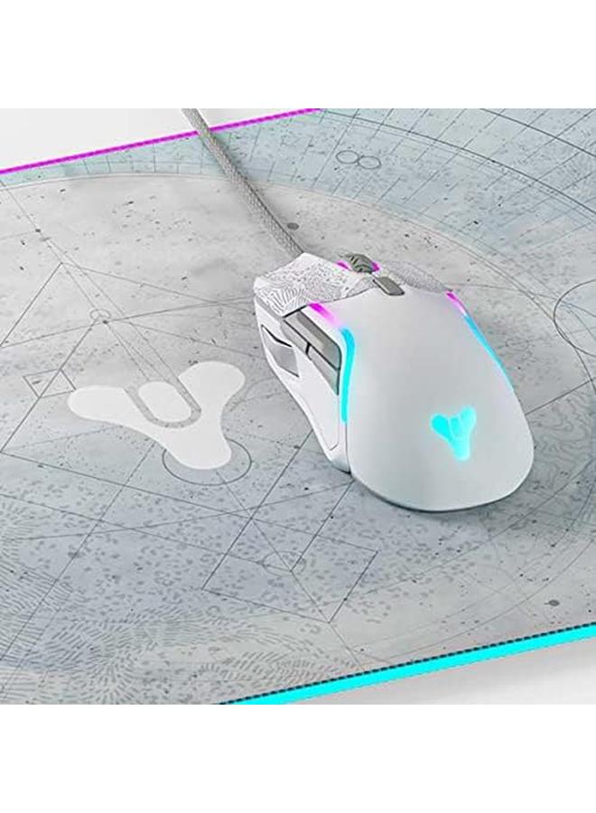 steelseries Qck Prism Xl Destiny 2 Edition Cloth Gaming Mouse Pad 2 Zone Rgb Illumination Optimized For Gaming Sensors Size Xl 900 X 300 X 2Mm Destiny 2 Plus Rgb 63796 - Image 4