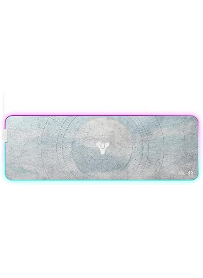 steelseries Qck Prism Xl Destiny 2 Edition Cloth Gaming Mouse Pad 2 Zone Rgb Illumination Optimized For Gaming Sensors Size Xl 900 X 300 X 2Mm Destiny 2 Plus Rgb 63796 - Image 3