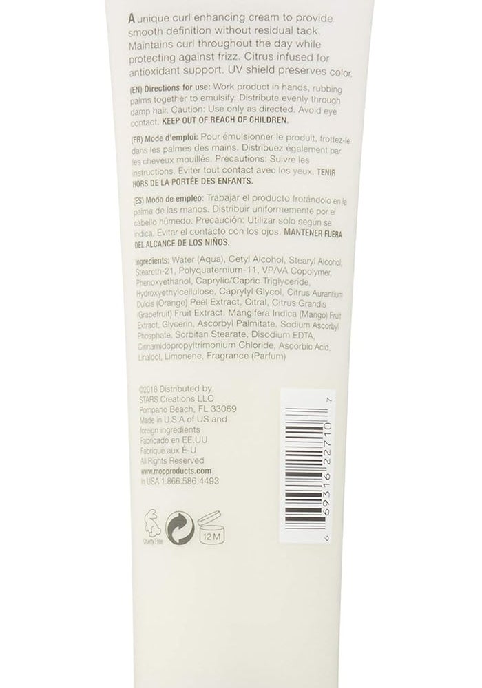 MOP C-System C-Curl Defining Cream - 5.1 oz - Enhances and Maintains Curly Styles with UV Shield and Coconut Oil - Image 2