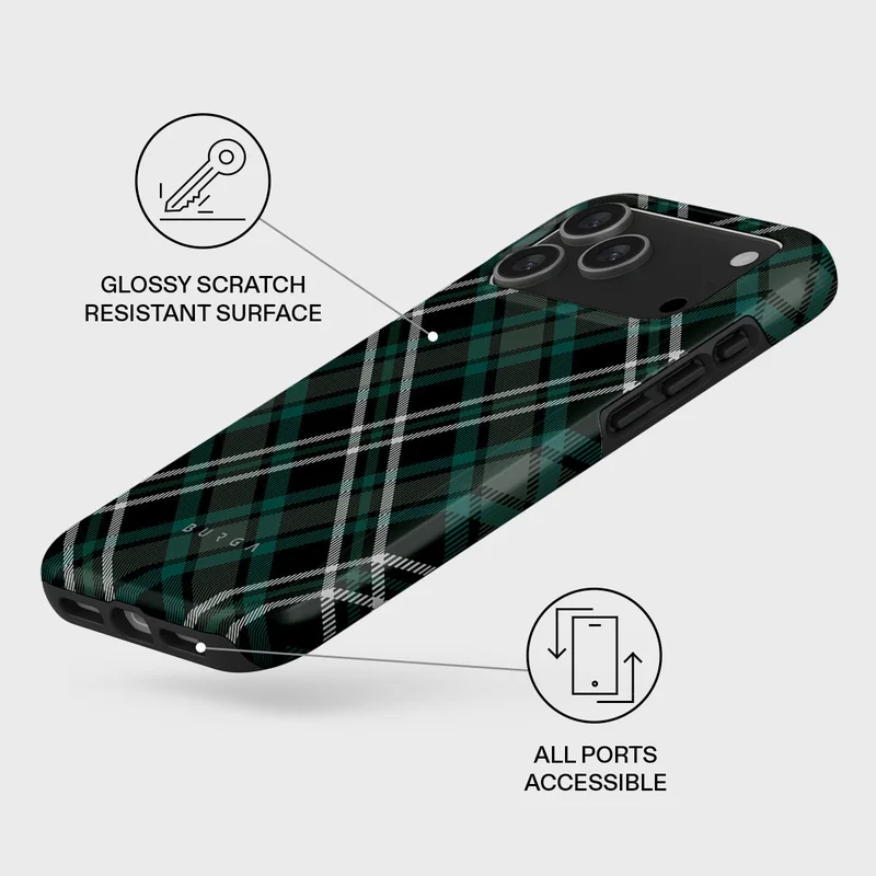 Burga Mint Cookie iPhone 17 Pro Max Mint Cookie Premium Case Compatible with Hybrid Dual-Layer Hard Shell + Silicone Protection - Scratch-Resistant Shockproof Mobile Cover  | Best Price UAE