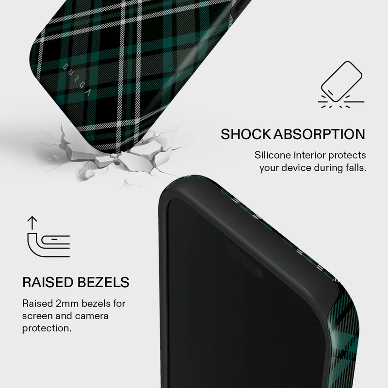 Burga Mint Cookie iPhone 17 Pro Max Mint Cookie Premium Case Compatible with Hybrid Dual-Layer Hard Shell + Silicone Protection - Scratch-Resistant Shockproof Mobile Cover  | Best Price UAE
