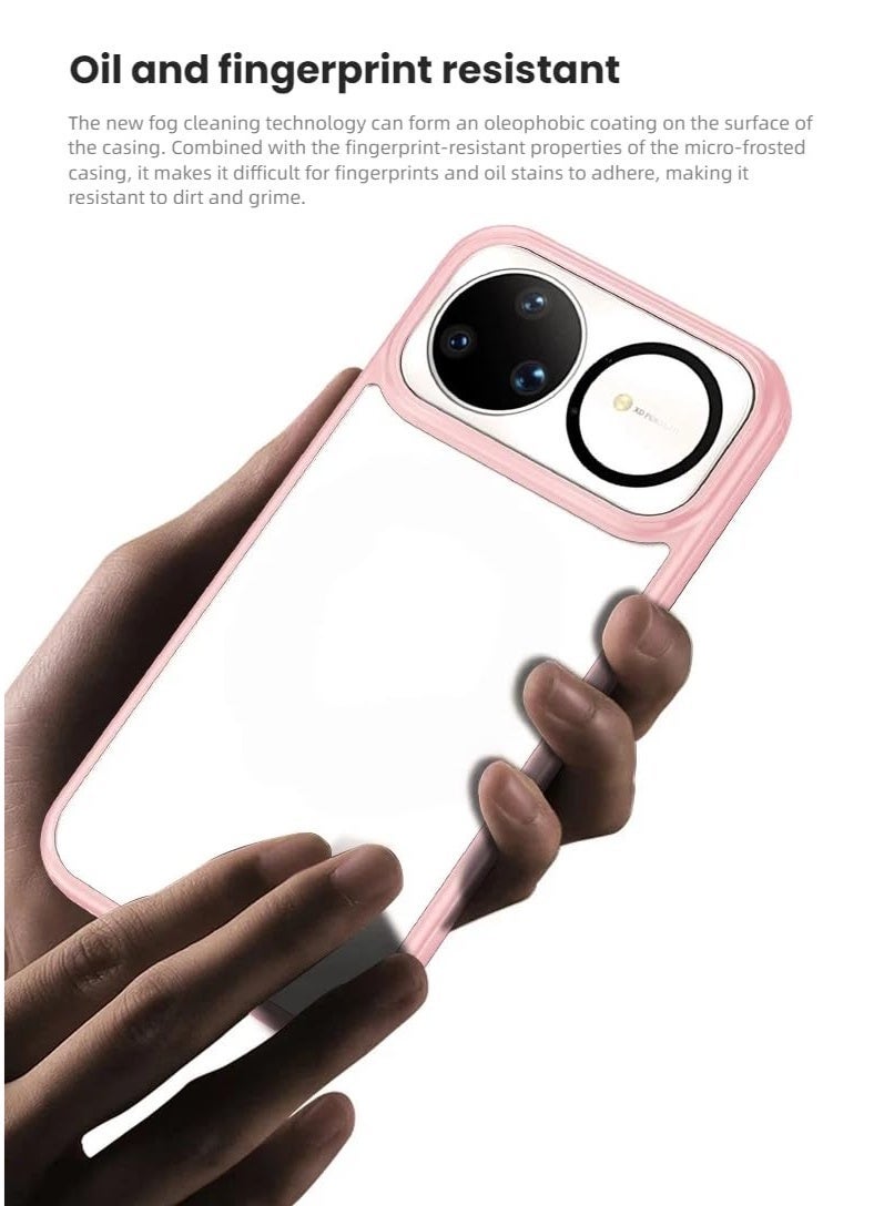 Case Compatible with 2026 Huawei Nova 15 Ultra/15 Pro 5G, Translucent Frosted Matte Case Anti-Fingerprint Airbag Protection PC+TPU Shockproof Cover - Image 2