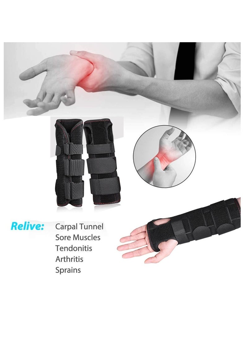 Generic - Adjustable Wrist Support Brace for Carpal Tunnel, Fits Both Hands, with Aluminum Splint - Image 1