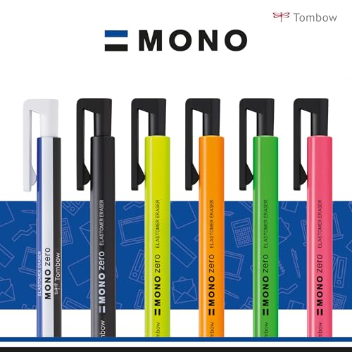 Tombow : Mono Zero Eraser Pen : Round Tip : White Barrel - Image 5