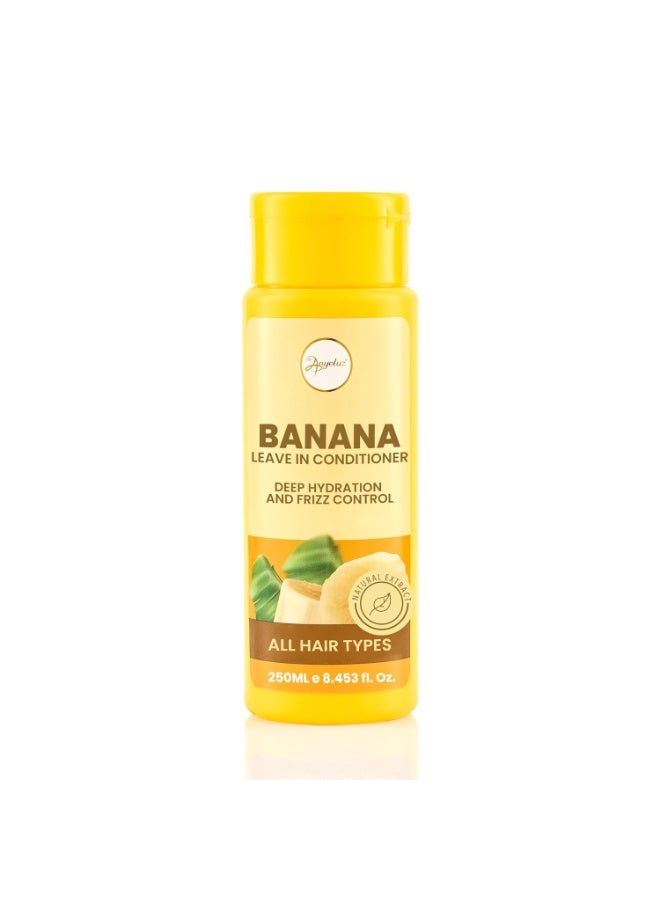 ANYELUZ Anyeluz Banana Leave-In Styling Cream - Leave-In Conditioner for Frizz Control and Shine, Strengthens and Smooths Hair  - Image 1