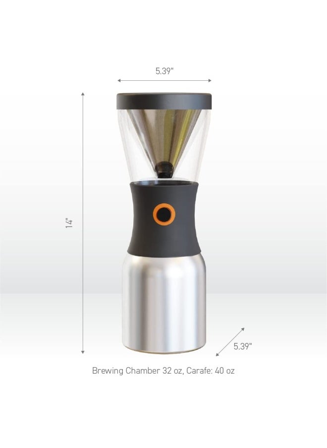 asobu - Portable Cold Brew Coffee Maker Copperstainless Steel - Image 1