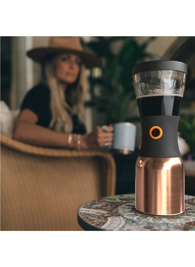 asobu - Portable Cold Brew Coffee Maker Copperstainless Steel - Image 1