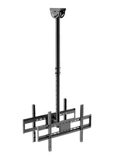 FS-909 Heavy Duty Ceiling TV Mount for 32"-75" Screens, Enhanced Stability with Tilt and Swivel Adjustability for Optimal Viewing Experience