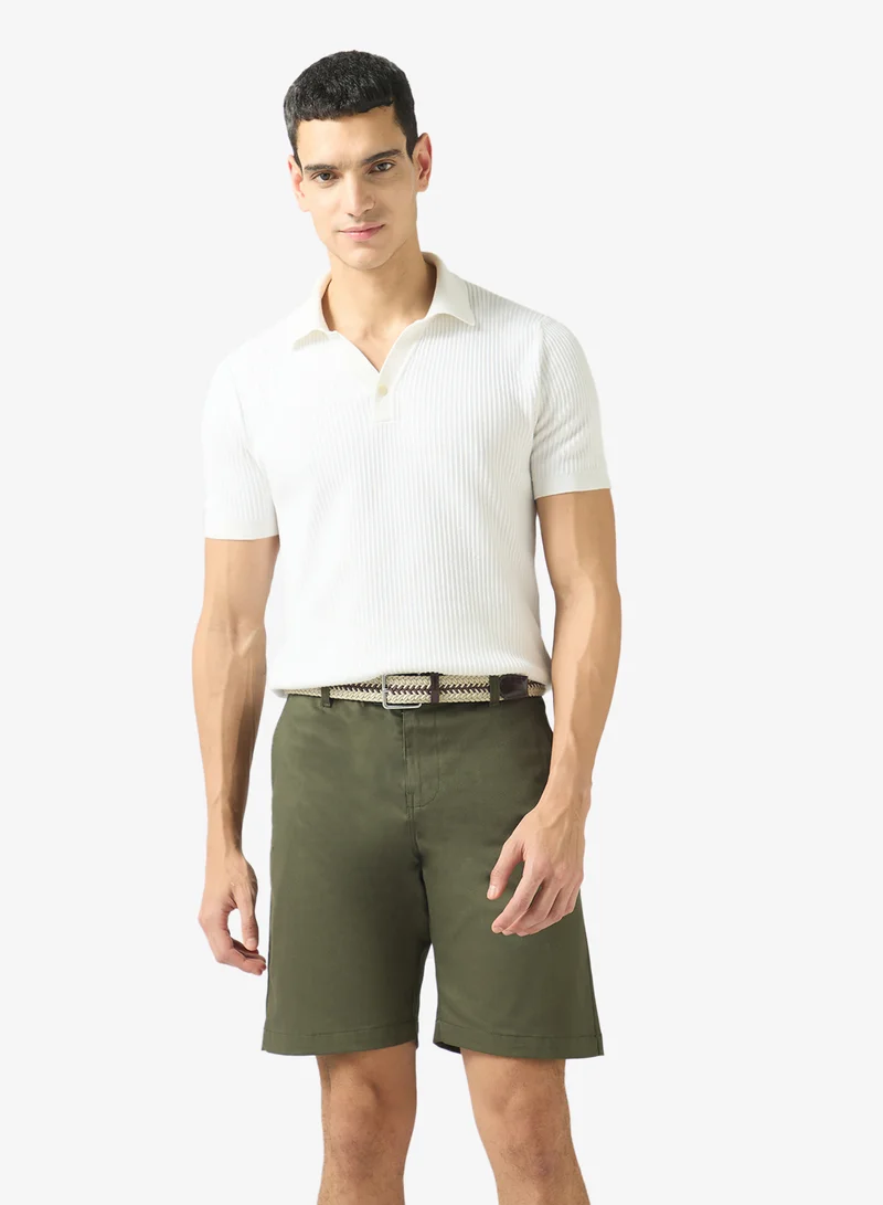 Robert Wood Side button closure shorts