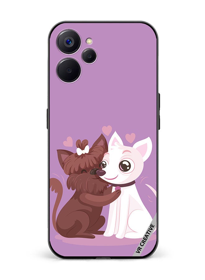 VR CREATIVE Protective Case Cover For Realme 10 5G Love Bear Design Multicolour - Image 1