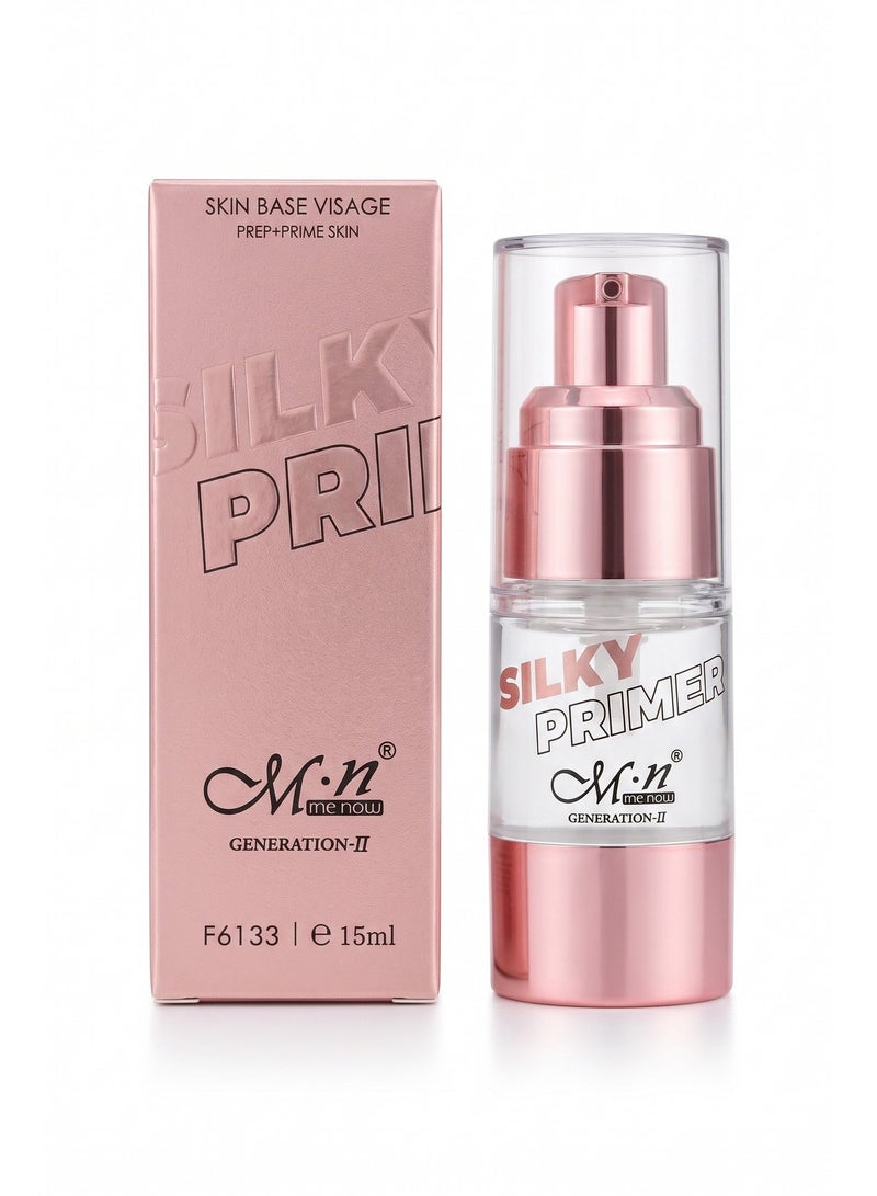 MN Menow Silky Primer Skin Base Visage Prep+Prime, 15ml - Image 1