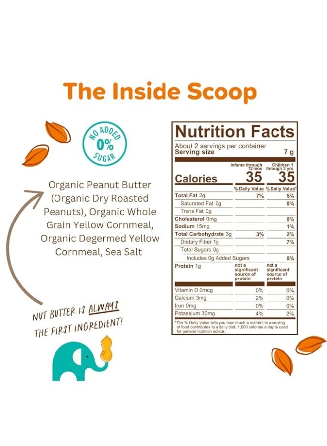 Puffworks Baby Organic Peanut Butter Puffs, Perfect for Early Peanut Introduction - Image 2