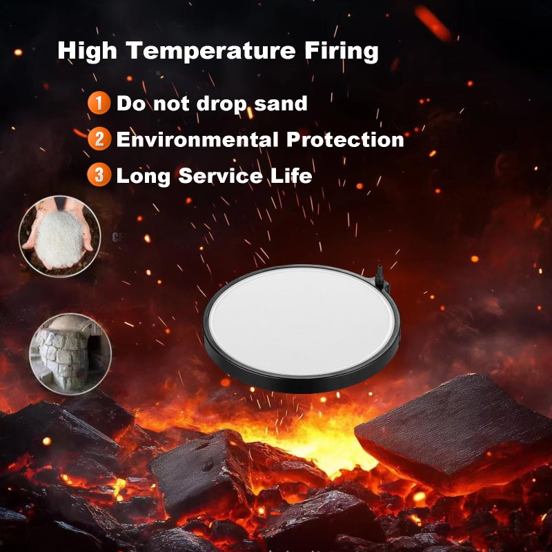 Carefree Fish Aquarium Nanometer Materials Air Stone Disk Fish Tank Hydroponics Bubble Stone Disc 1.4/2/4/6/8 Inchï¼ˆAir Pump Not Included - Image 4