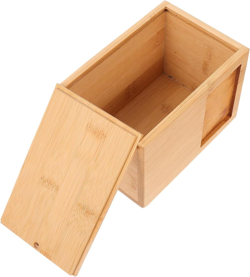 Totority Pet Cinerary Casket for Dogs and Cats Small Sturdy Ash Container Bamboo Urn for Pet Ashes - Image 1