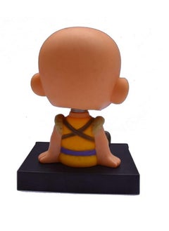Geekmonkey Geekmonkey Cute Goku Bobbleheads with Phone Stand, Car Decor Shaking Head Krillin Toy Action Figurine, Dragon Ballz Fans Collectible Figure Wobble Head for Car Dashboard  - Image 5