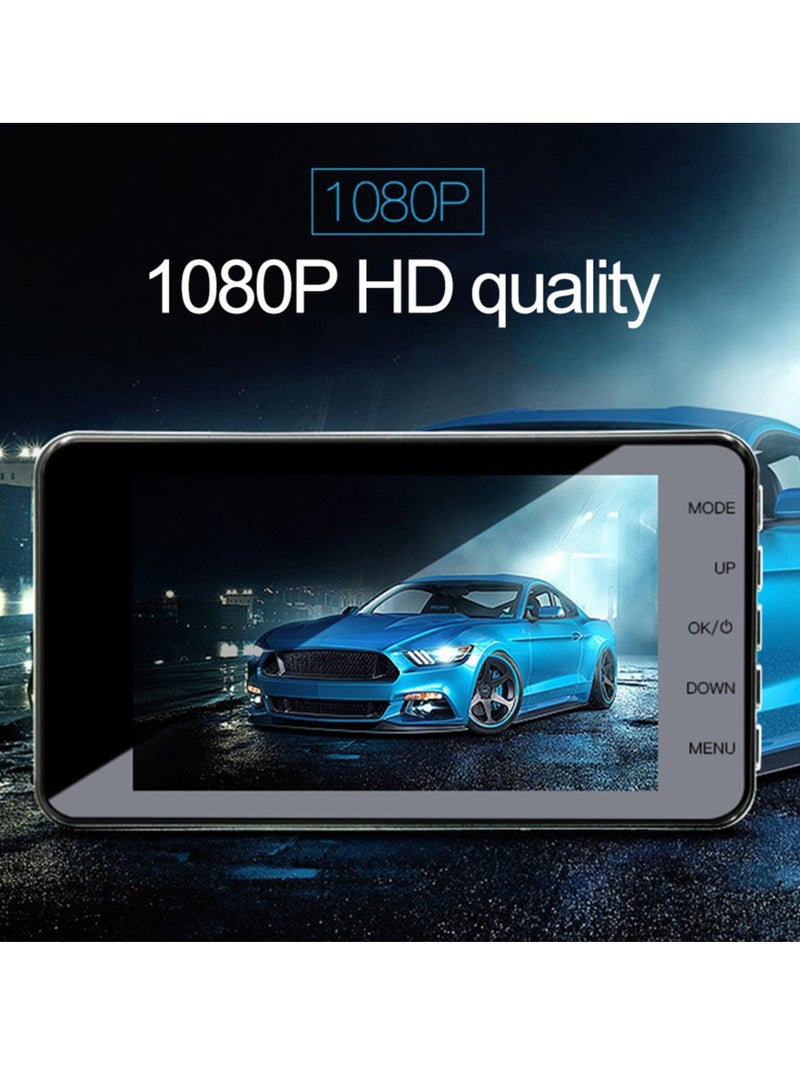 Generic 4 Inch HD 1080P DVR Dash Camera Touch Screen Driving Recorder Support Night Vision Loop Recording - Image 2